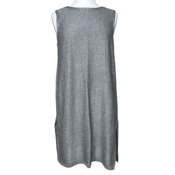 Eileen Fisher Tencel Merino Wool Knit Sleeveless Dress Size Small - Picture 1 of 6